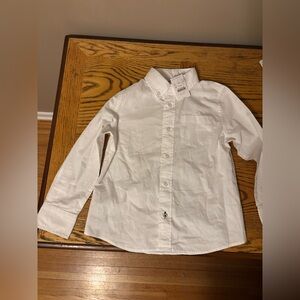 NWT Boy’s Sz 6 Crewcuts White Button Up Shirt